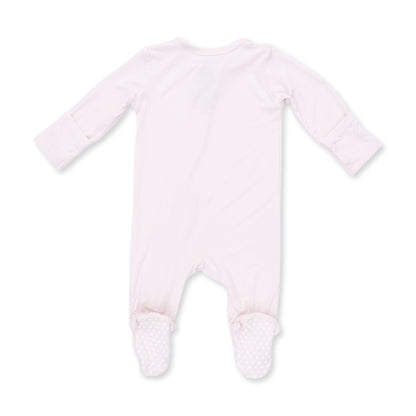 Solid Mauve Morn - 2 Way Zipper Footie