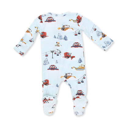 Snow Cats - 2 Way Zipper Footie