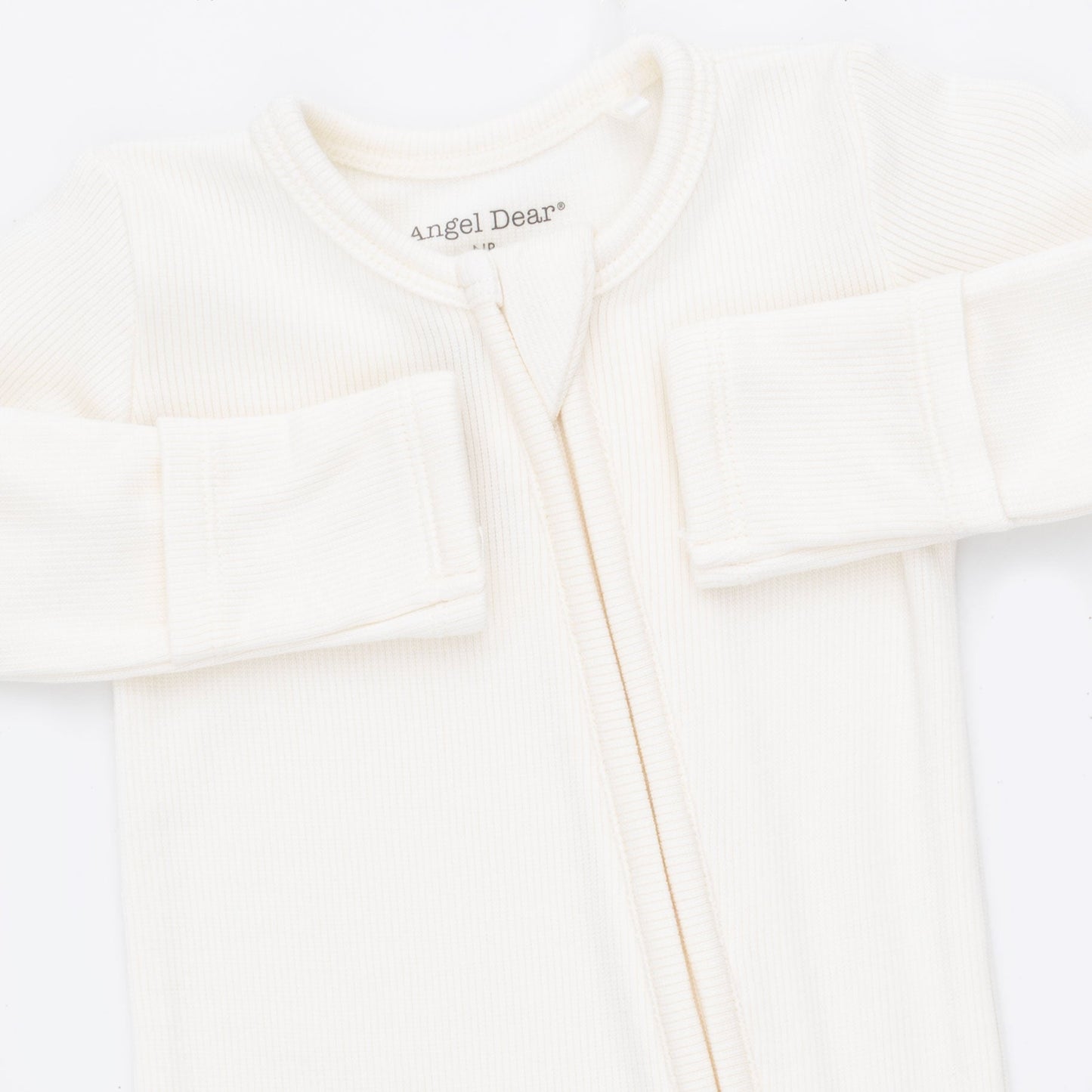 Solid Snow White - 2 Way Zipper Footie
