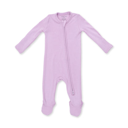 Solid Winsome Orchid - 2 Way Zipper Footie