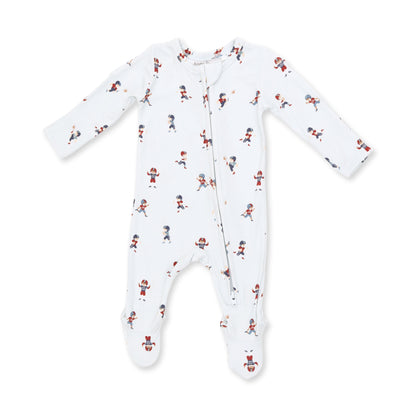 Tiny Footballers - 2 Way Zipper Footie