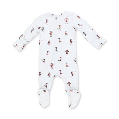 Tiny Footballers - 2 Way Zipper Footie