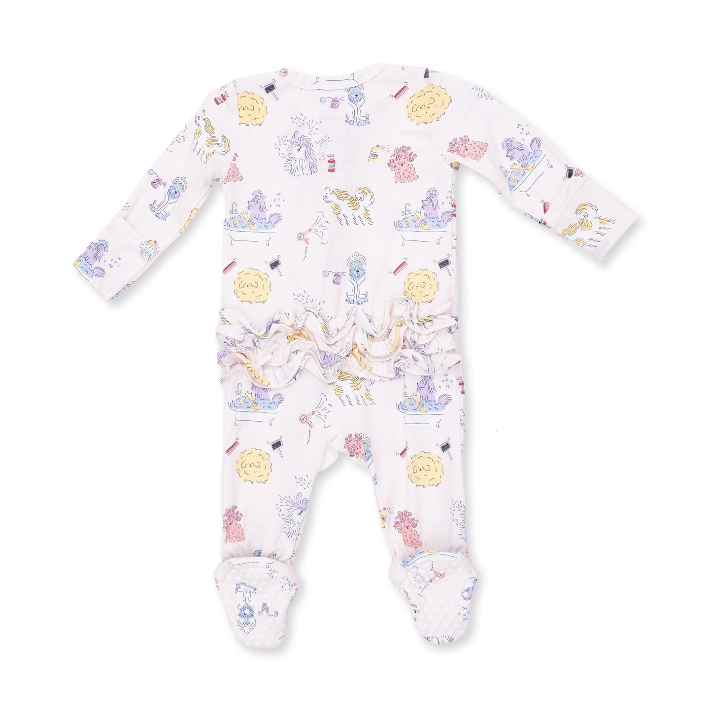 Spa Dogs - 2 Way Ruffle Back Zipper Footie