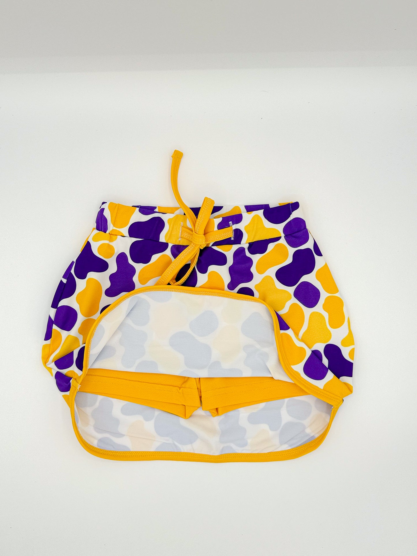 Camo Purple & Gold Skort