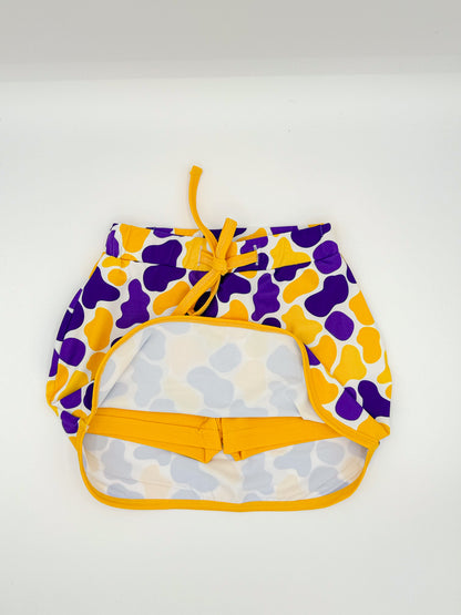 Camo Purple & Gold Skort