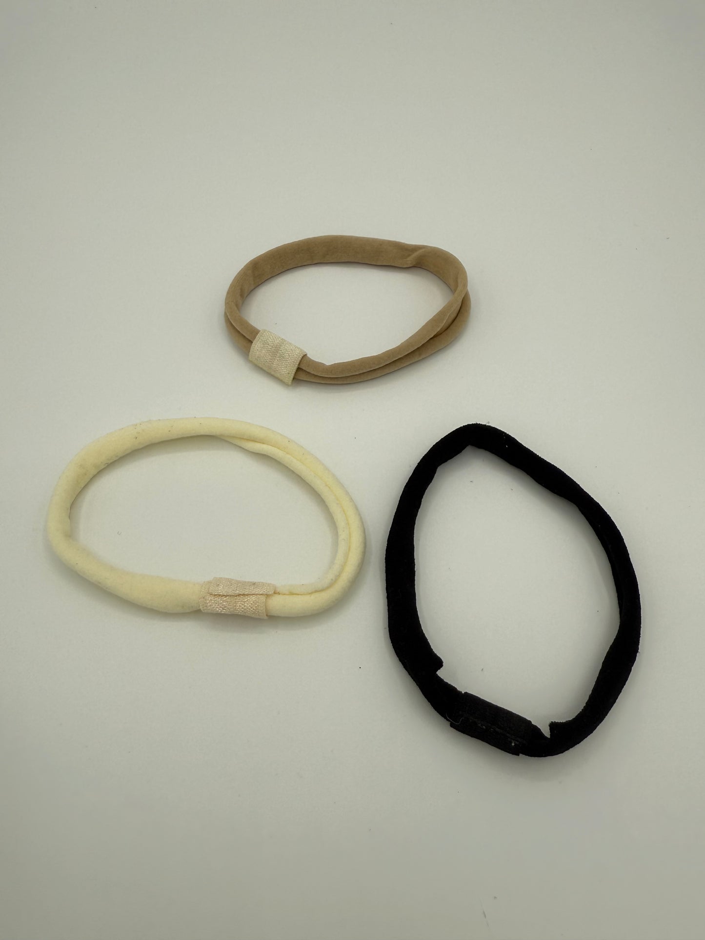 Nylon Interchangeable Baby Headbands – Clip-On Hair Bow Holders