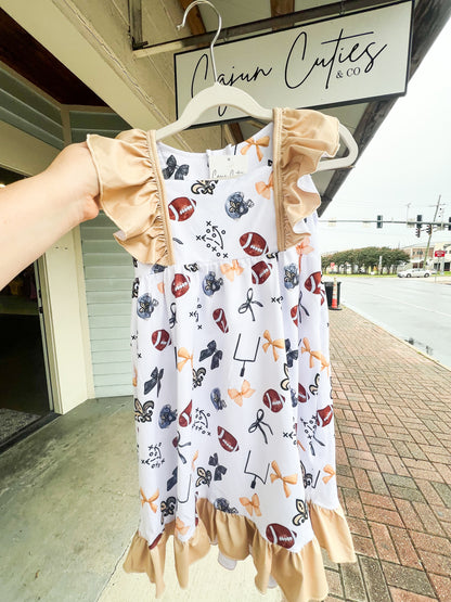 Saints Dress - Cajun Cuties & Co