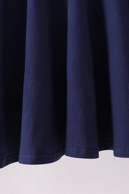 Premium Navy Auburn  tiger applique dress