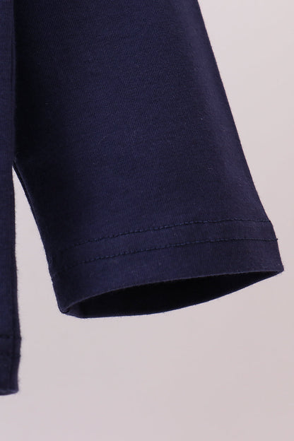 Premium Navy Auburn tiger applique top