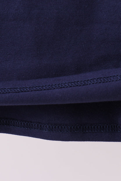 Premium Navy Auburn tiger applique top