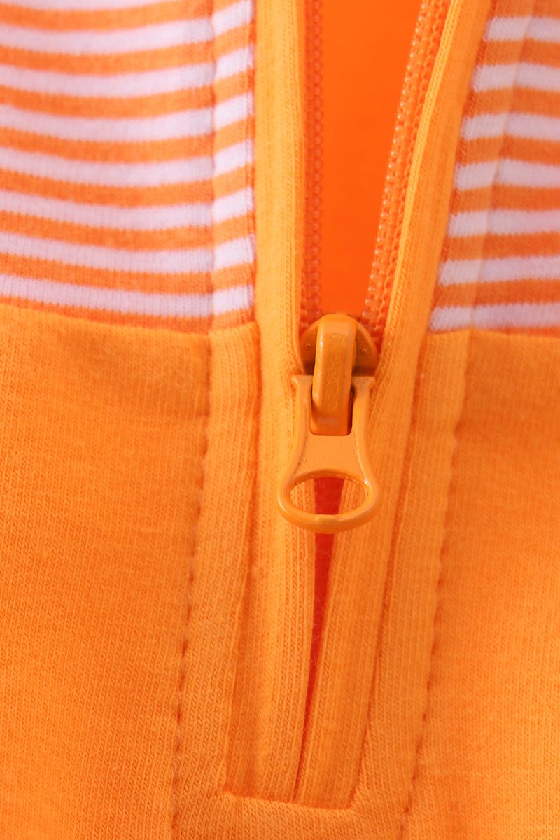 Premium Orange Tennessee embroidery top