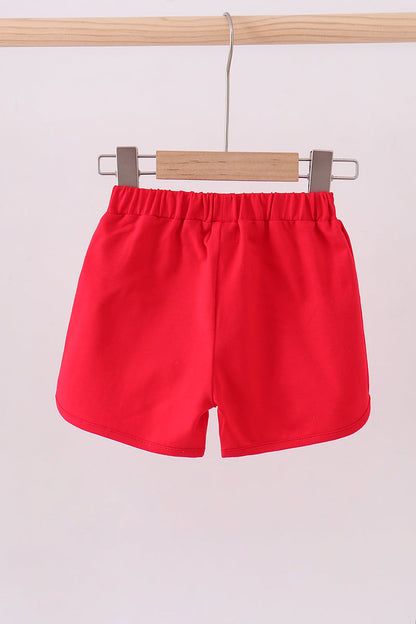 Premium Red bow shorts