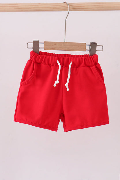 Premium Red drawstring shorts