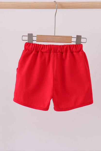 Premium Red drawstring shorts
