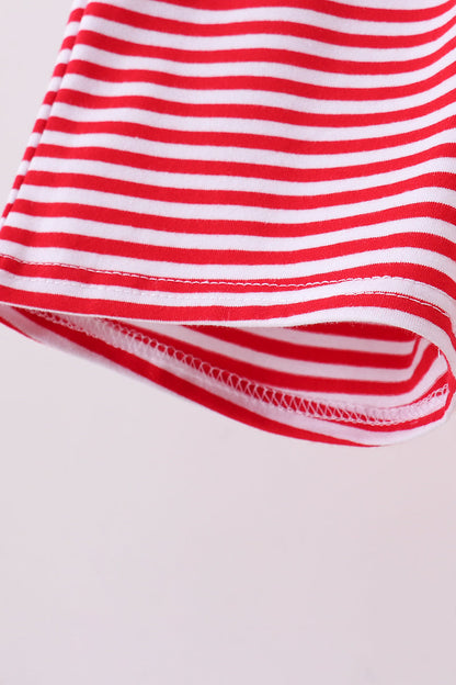 Premium Red&white stripe shorts