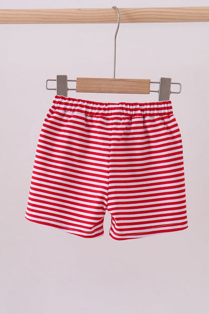 Premium Red&white stripe shorts