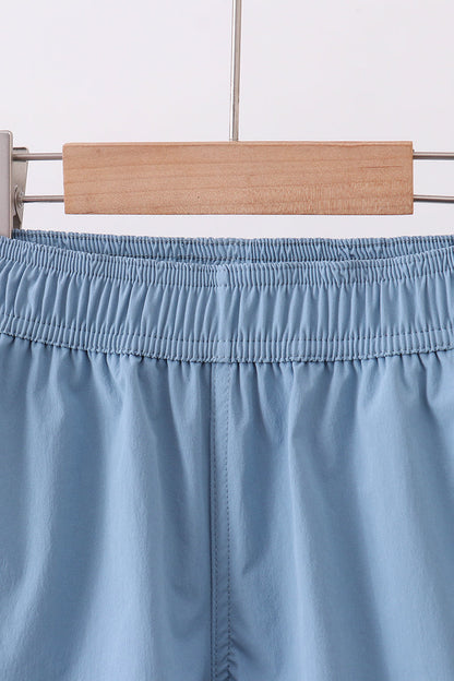 Dusty blue everyday shorts