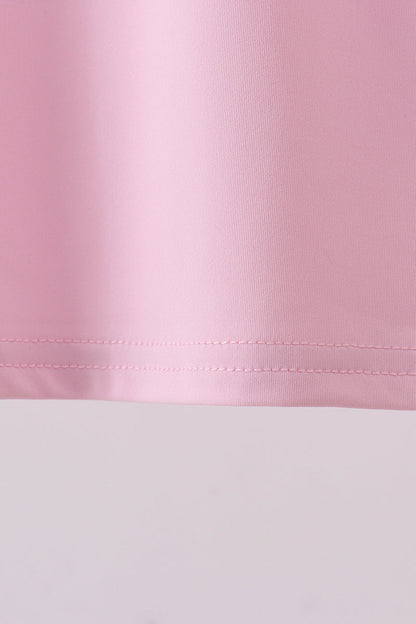 Pink everyday Knit Collared Tank