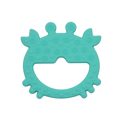 Crab Teether Set // Teal