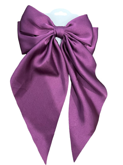 Satin Hair Bows for toddler and adults - Cajun Cuties & Co