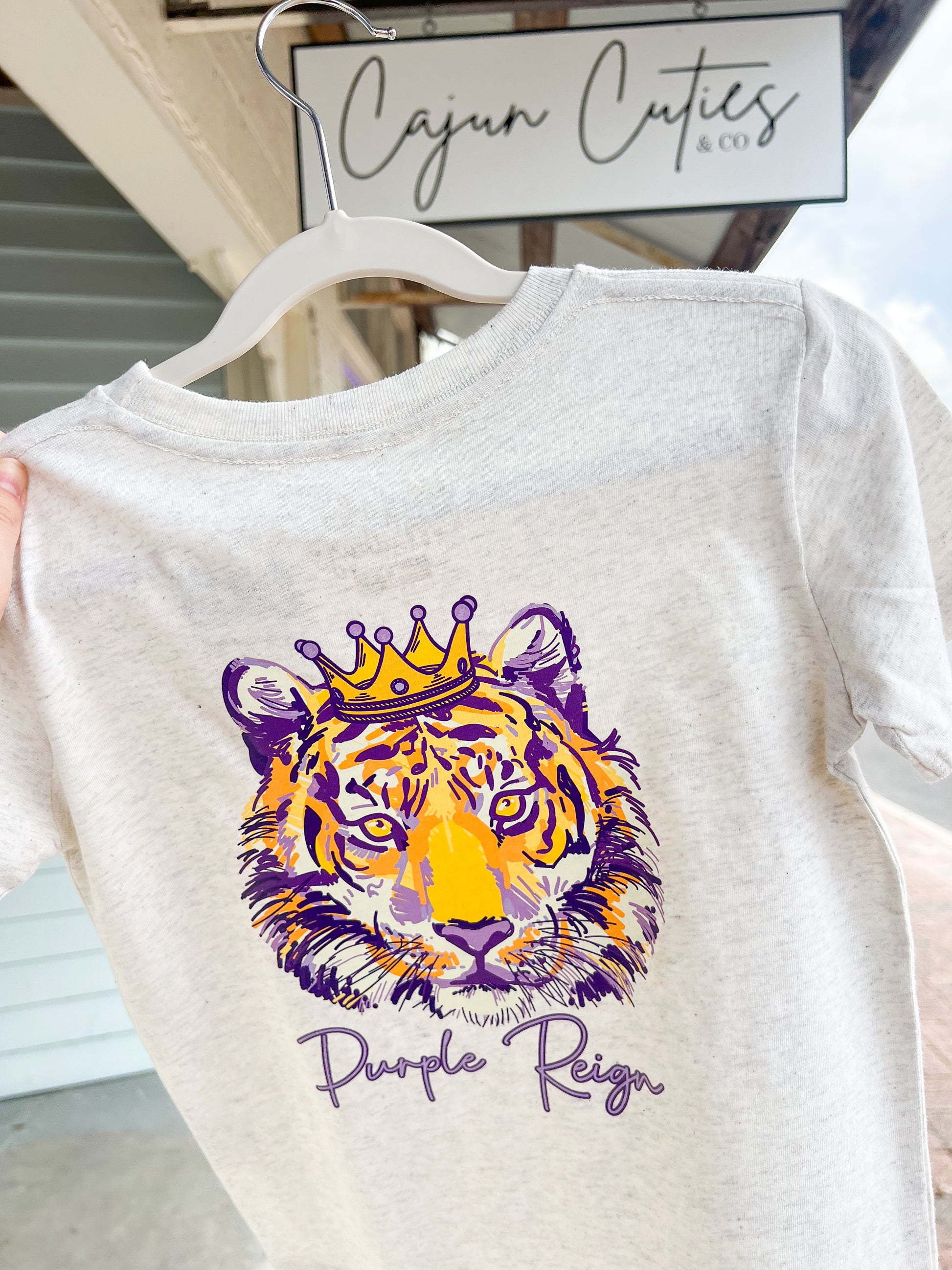 Purple Reign Tiger LSU - Cajun Cuties & Co