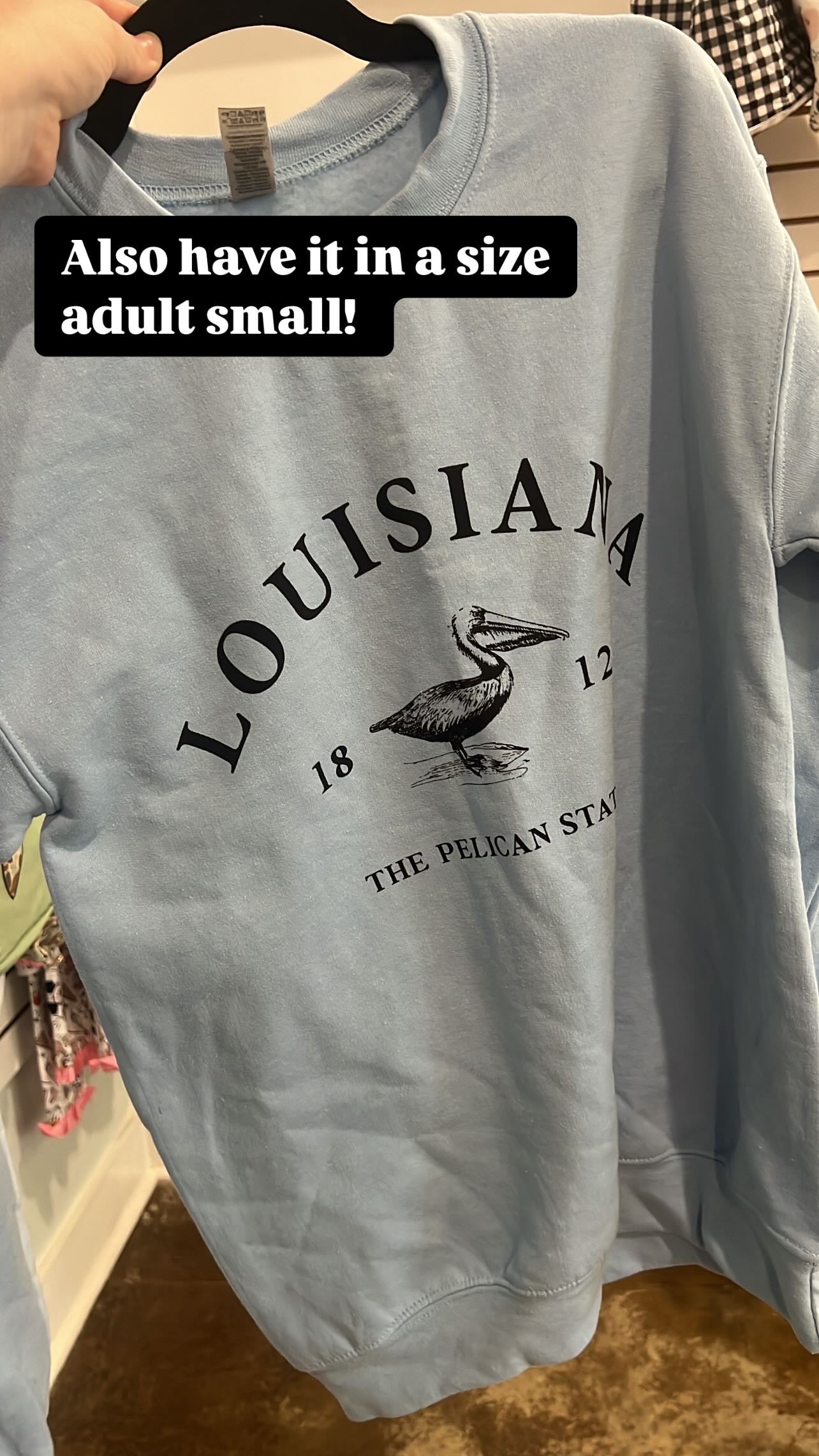 Louisiana sweatshirt - Cajun Cuties & Co