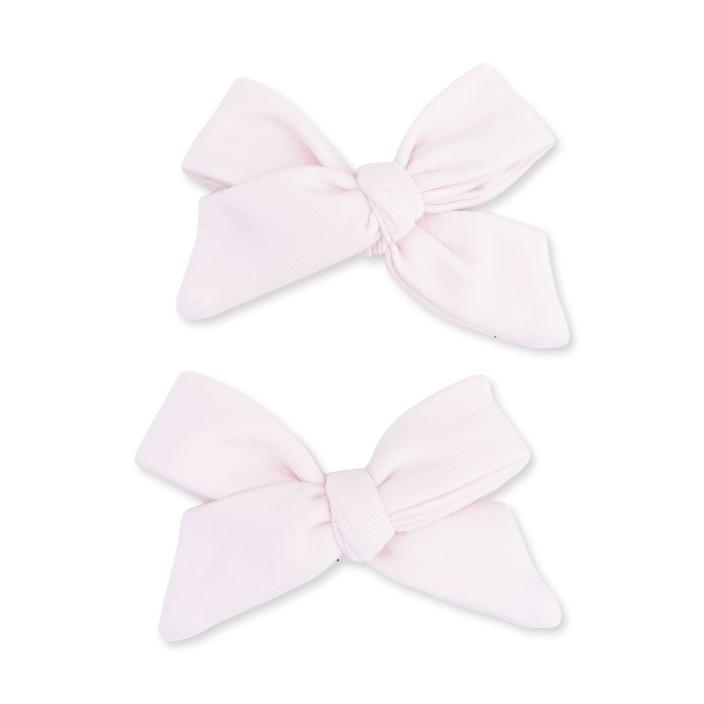 Solid Mauve Morn - 2 Pack Bow Clips