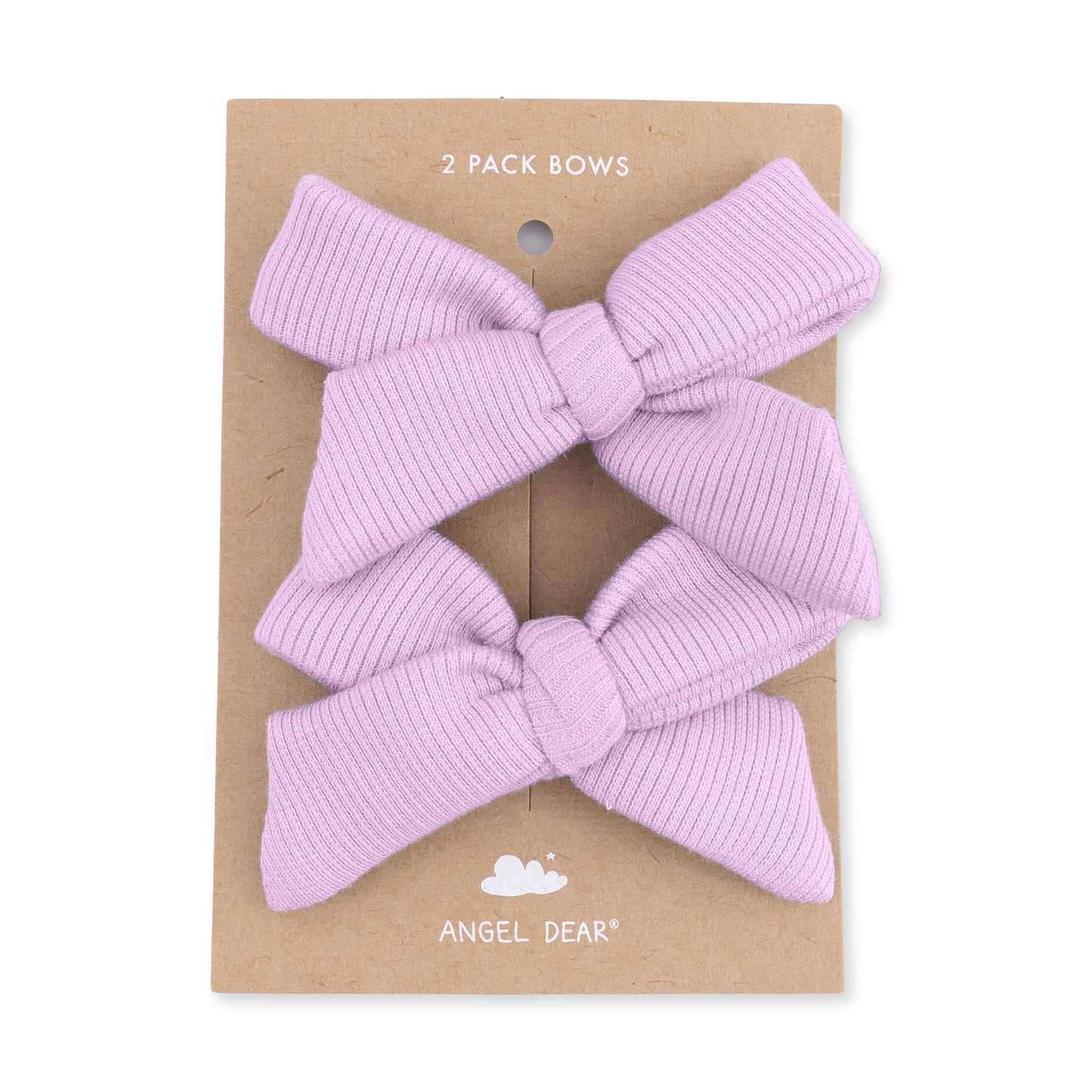 Solid Winsome Orchid - 2 Pack Bow Clips