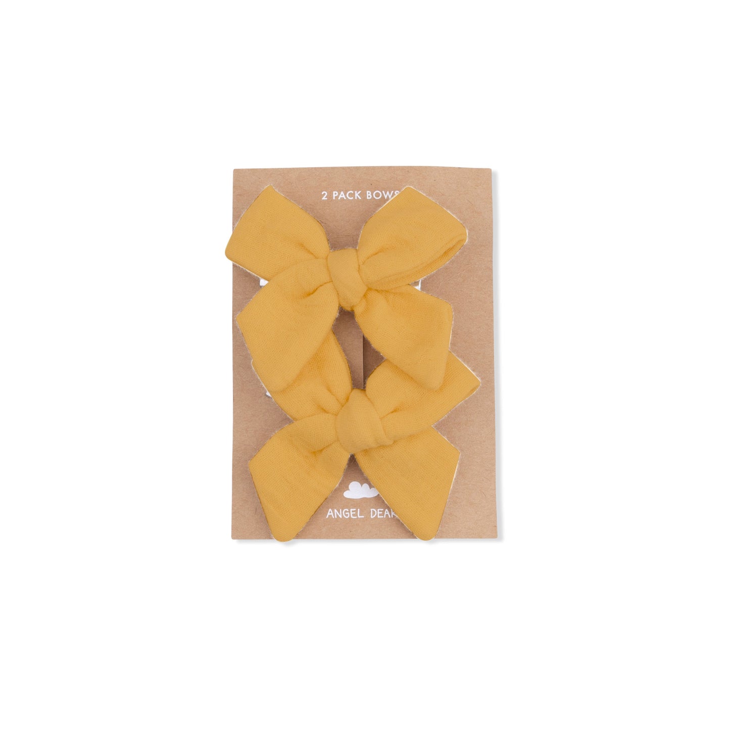 Baby Sunflower - 2 Pack Bow Clips
