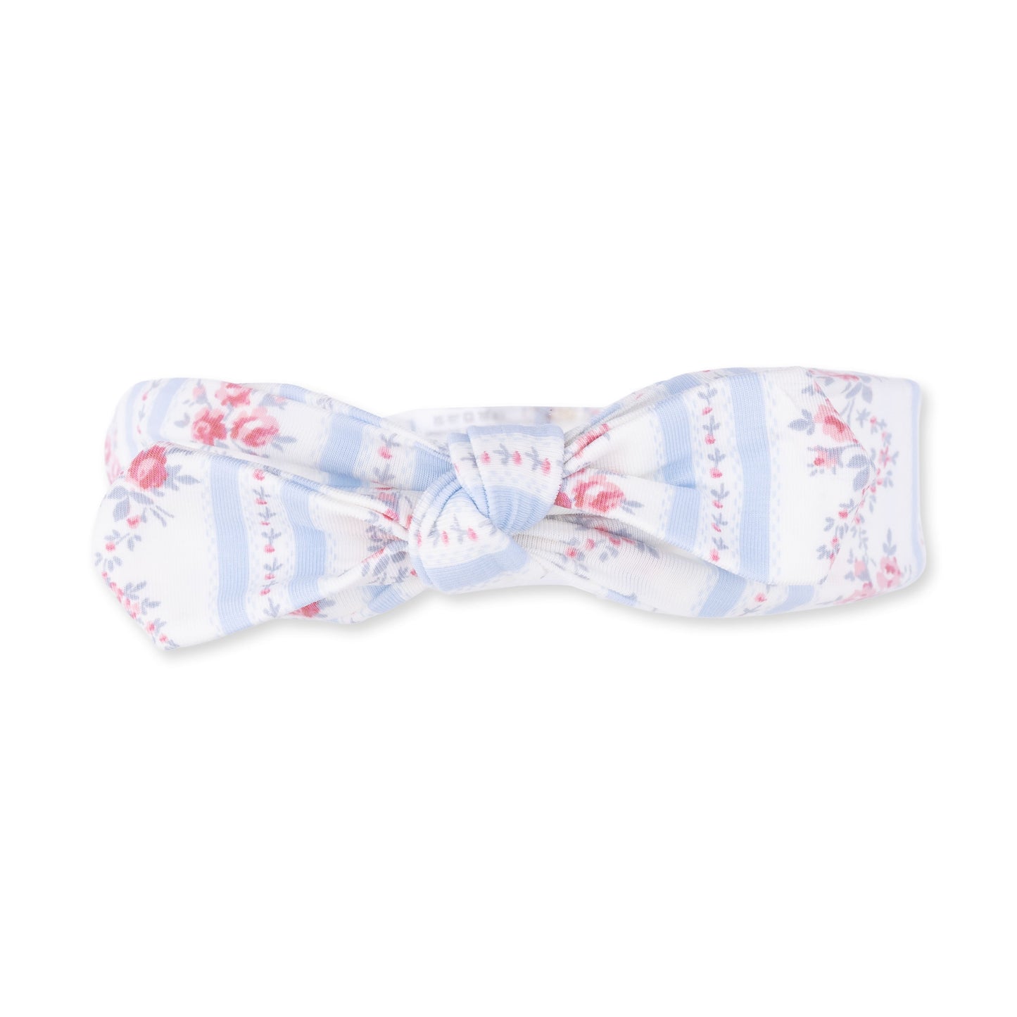 Anna Floral Stripe - Knot Headband
