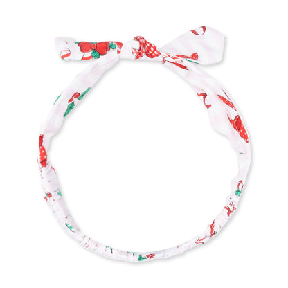 Bows & Candy Canes - Knot Headband