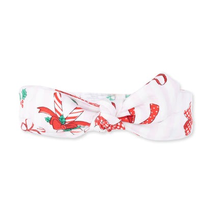 Bows & Candy Canes - Knot Headband