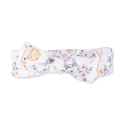 Floral Deer - Knot Headband