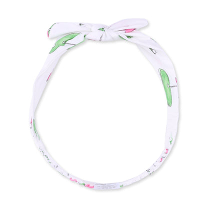 Golf Carts Pink - Knot Headband