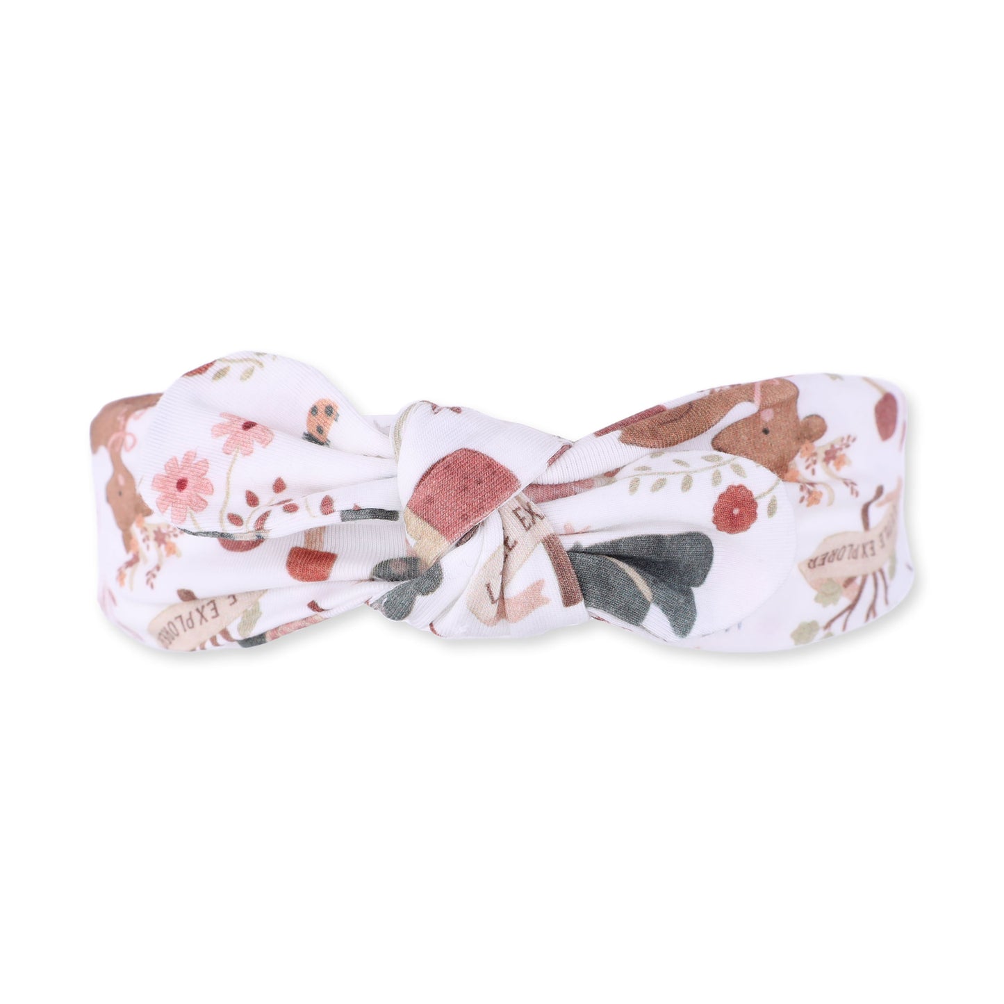 Southern Woodland Animals Pink - Knot Headband