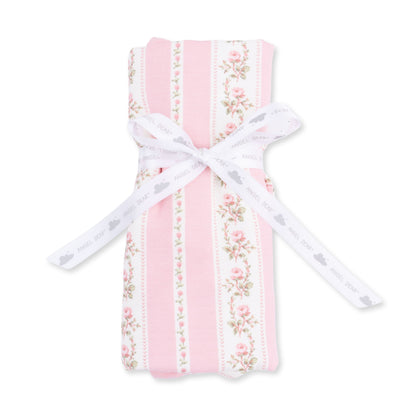 Antoinette Stripe - Ruffle Burp Cloth