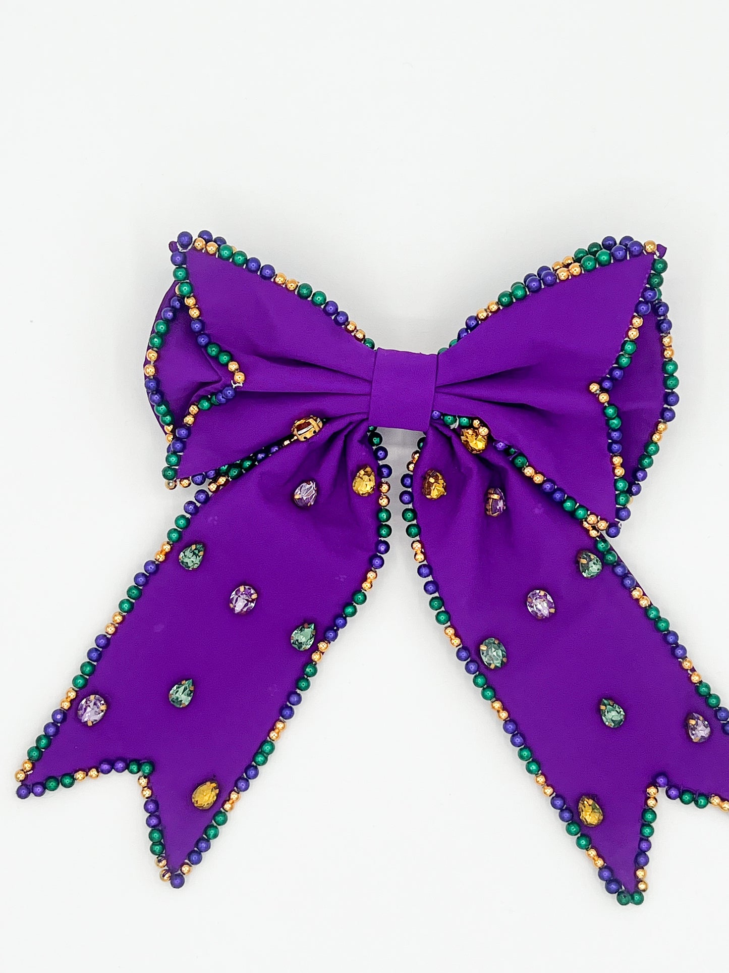 Mardi Gras Hair Bows