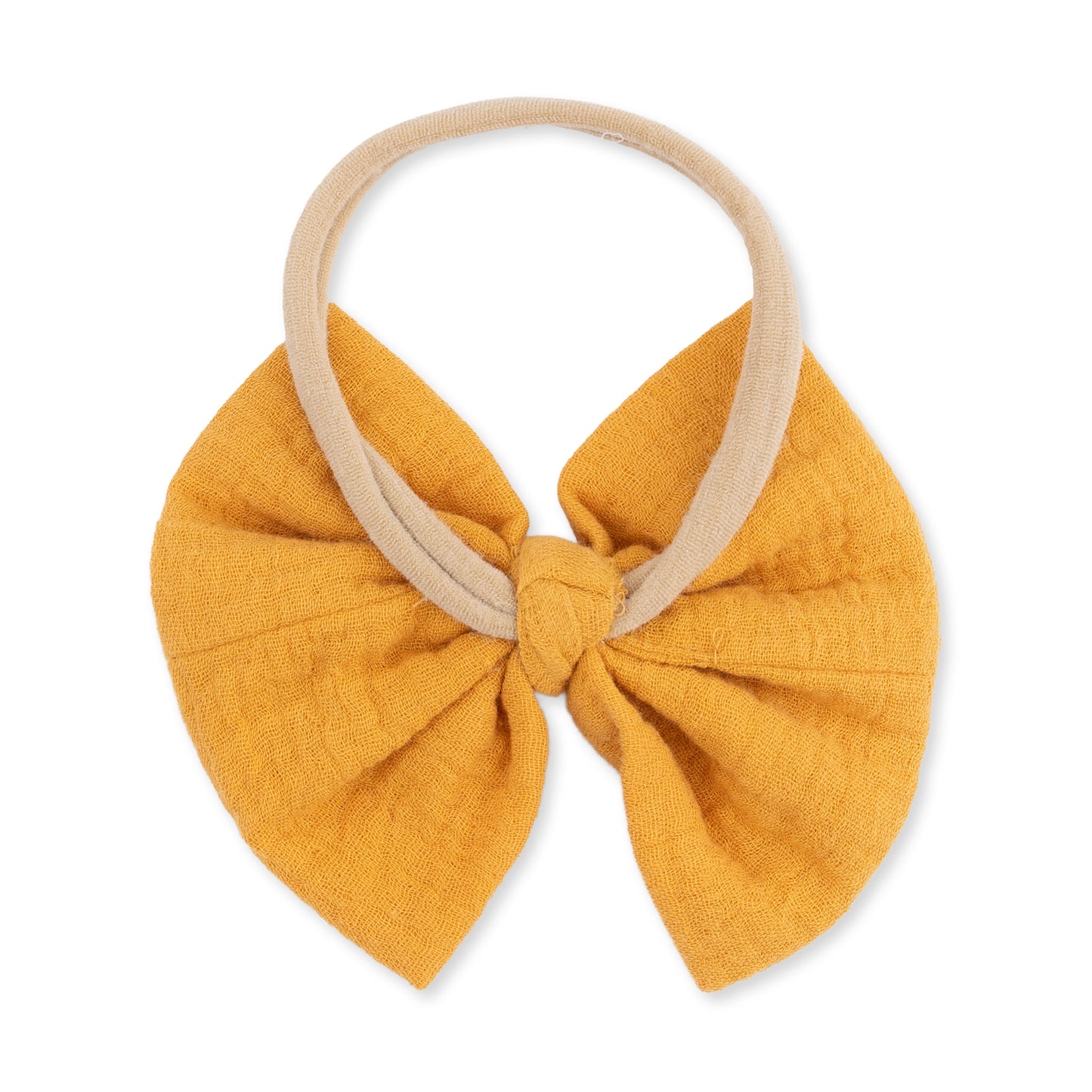 Baby Sunflower - Bow on Headband