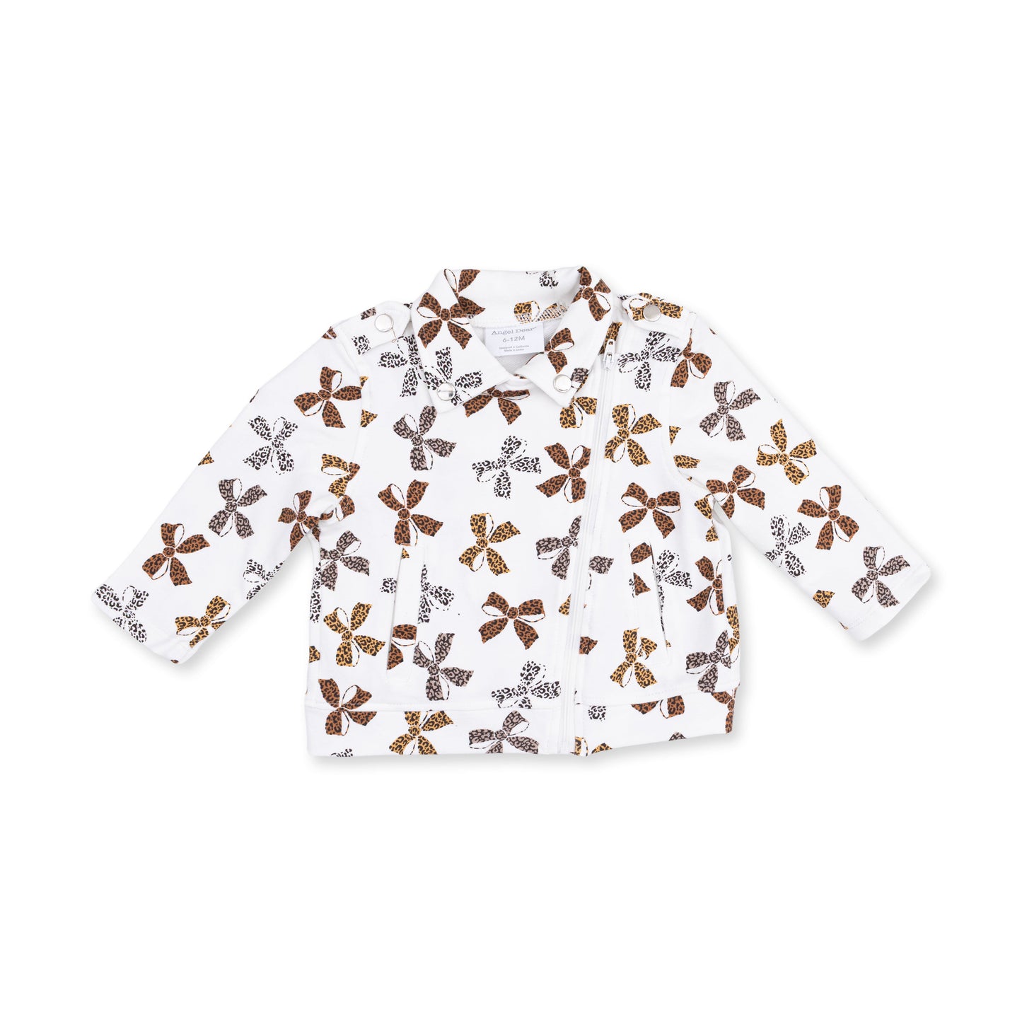 Leopard Bows - Motorcycle Jacket