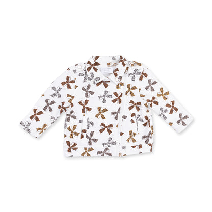 Leopard Bows - Motorcycle Jacket