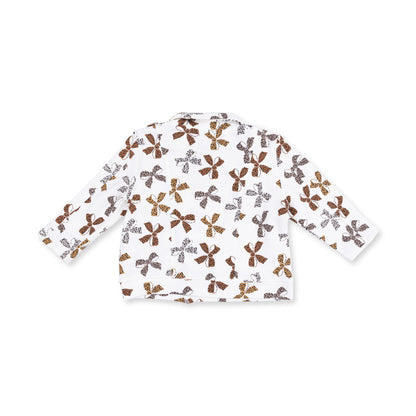 Leopard Bows - Motorcycle Jacket