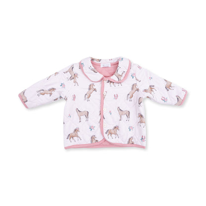 I Love Horses - Quilted Jacket