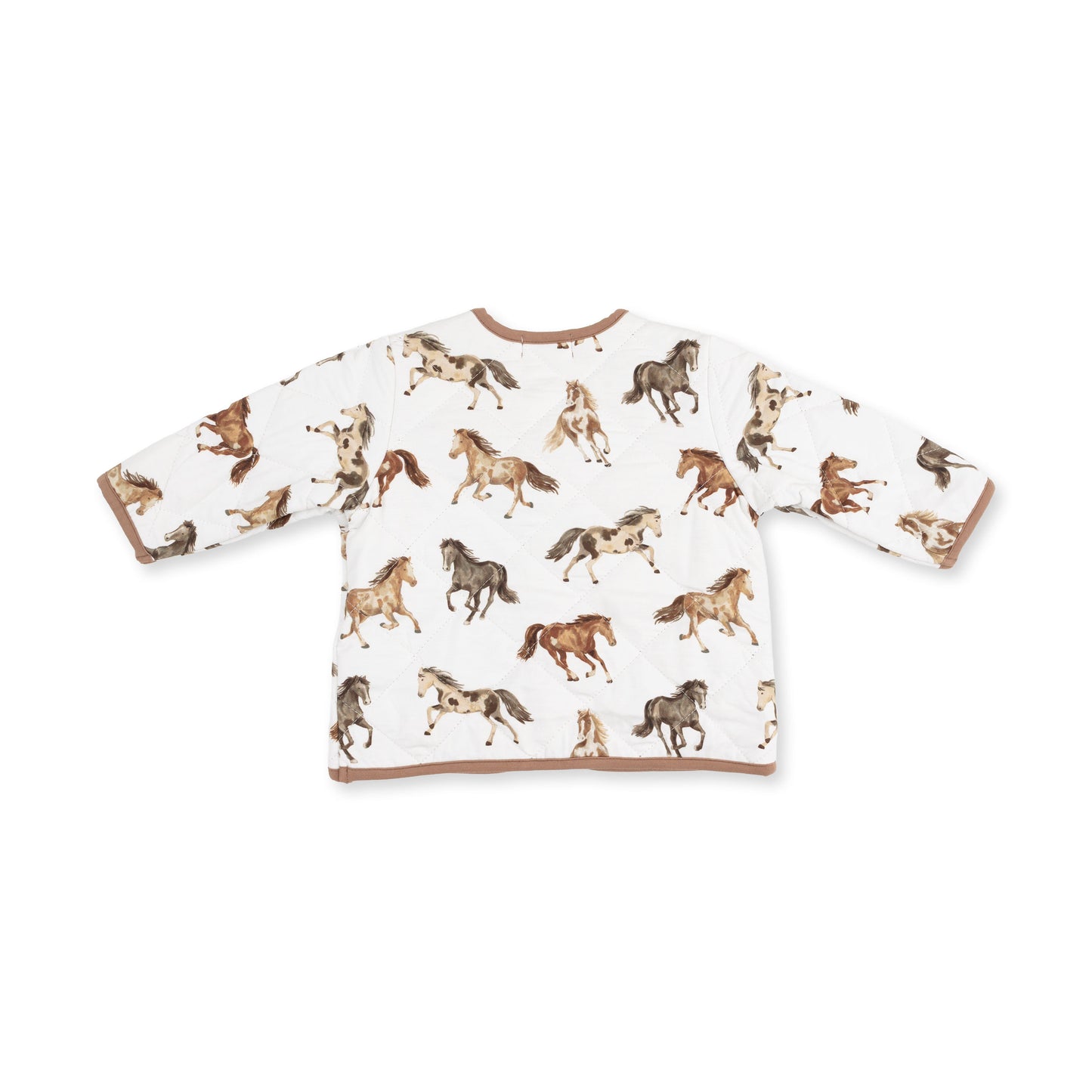 Wild Horses - Quilted V Neck Jacket