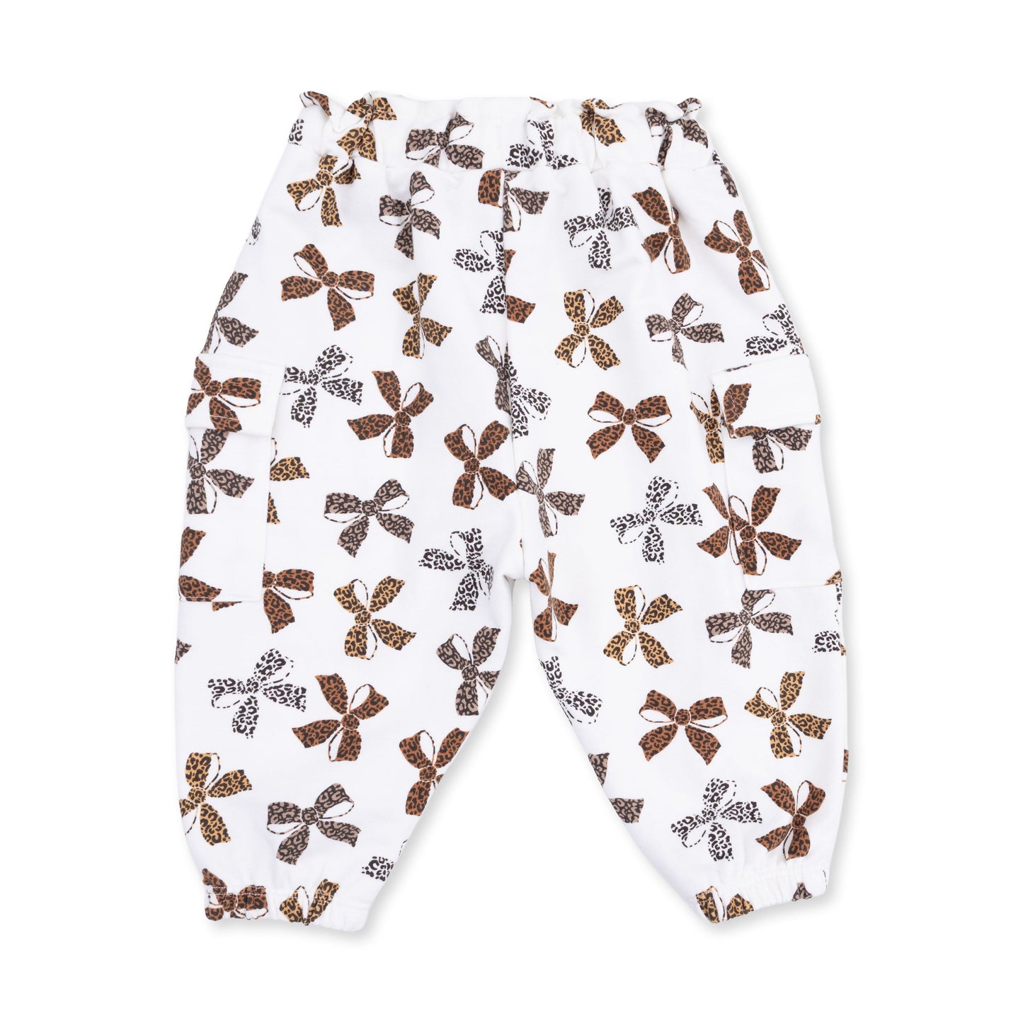 Leopard Bows - Fashion Cargo Pants