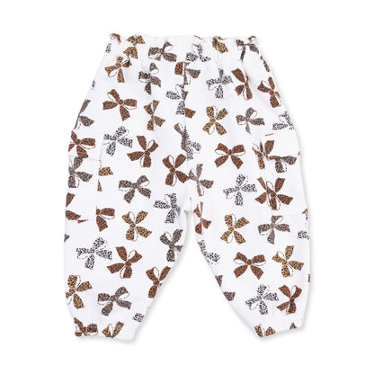 Leopard Bows - Fashion Cargo Pants