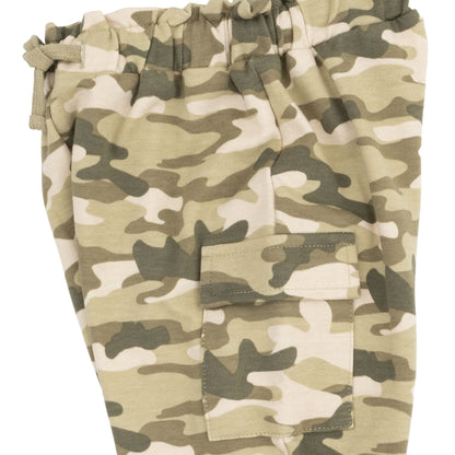 Camo French Terry - Fashion Cargo Pants