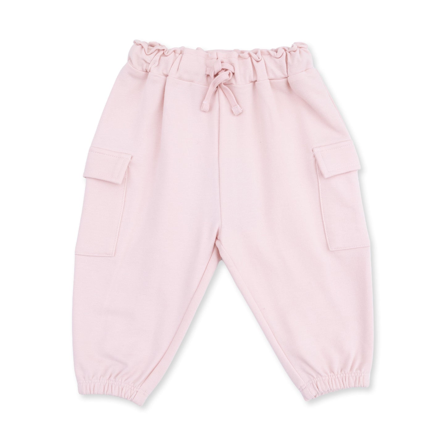 Solid Veiled Pink - Fashion Cargo Pants