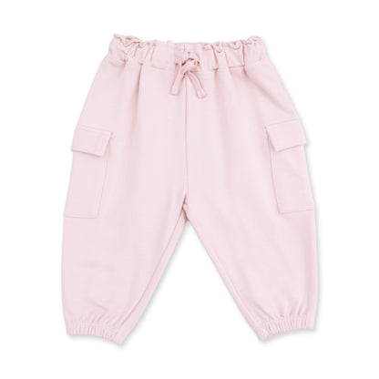 Solid Veiled Pink - Fashion Cargo Pants