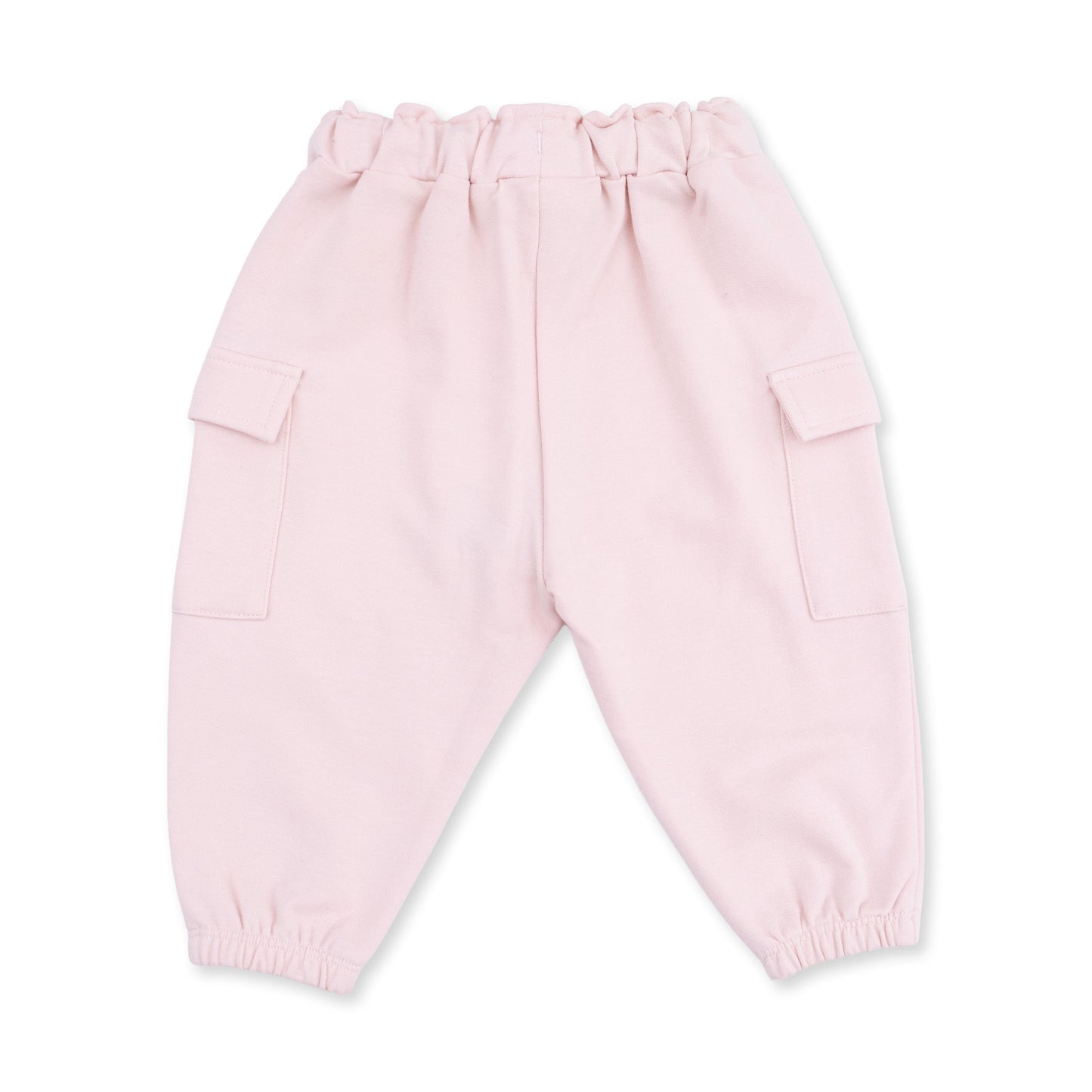 Solid Veiled Pink - Fashion Cargo Pants