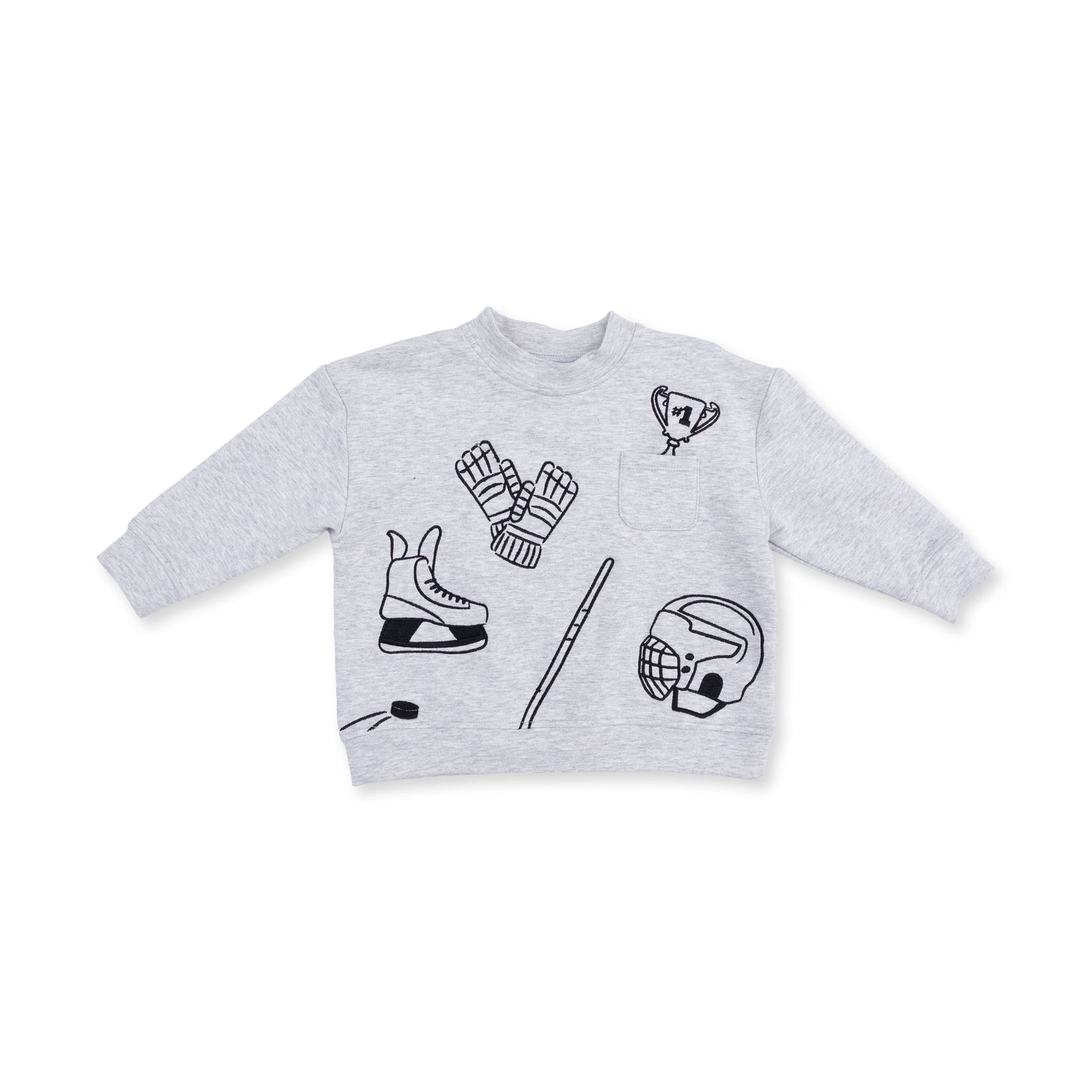 Hockey - Drop Sleeve Sweatshirt